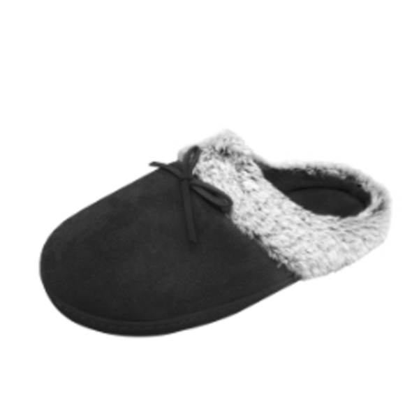 Black Gold Toe Slippers - Picture 1 of 3